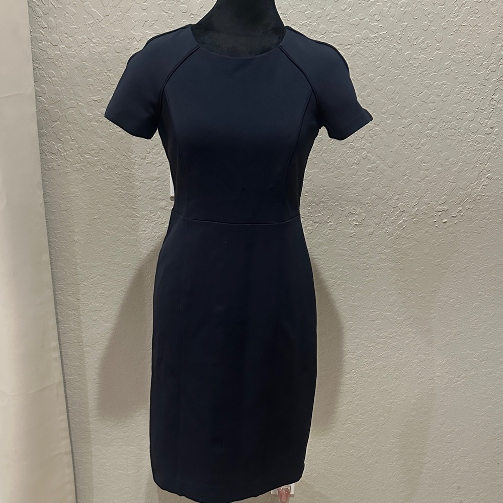 Brooks Brothers Navy Midi Dress